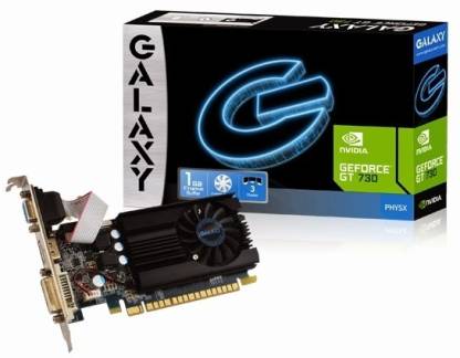 GALAXY NVIDIA GeForce GT 730 GC 1 GB DDR5 Graphics Card