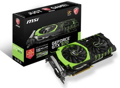 Msi Nvidia Geforce Gtx 970 Gaming 100me 4 Gb Gddr5 Graphics Card Msi Flipkart Com