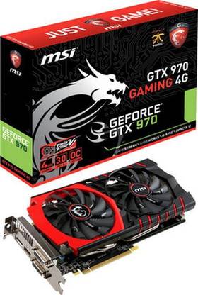 Msi Nvidia Geforce Gtx 970 Gaming 4 Gb Gddr5 Graphics Card Msi Flipkart Com Msi Nvidia Geforce Gtx 970 Gaming 4 Gb Gddr5 Graphics Card Msi Flipkart Com