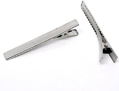 Olini Silver Tone Prong Hair Alligator Clips (Large - 20 pcs ) Hair Clip  Price in India - Buy Olini Silver Tone Prong Hair Alligator Clips (Large -  20 pcs ) Hair Clip online at 