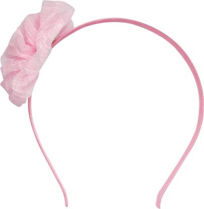 Jewelz Pink Flower Hair Band For Kids Hair Band