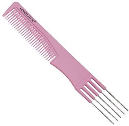 DR HYOUJIN615 5 Metal Prong Styling Comb,Lift Teasing Comb,Perfect Lifting  Fluffing Comb for Professional Salon Use-with Five Pins and Stainless Steel  Lift-Best for making bun hair style-Heat Resistant - Price in India,