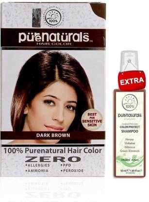 Pure Naturals Natural Hair Color , Dark Brown - Price in India, Buy Pure  Naturals Natural Hair Color , Dark Brown Online In India, Reviews, Ratings  & Features 