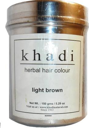 KHADI NATURAL Herbal Hair Color , Light Brown - Price in India, Buy KHADI  NATURAL Herbal Hair Color , Light Brown Online In India, Reviews, Ratings &  Features 
