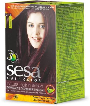 SESA Hair Color , Burgundy  - Price in India, Buy SESA Hair Color ,  Burgundy  Online In India, Reviews, Ratings & Features 