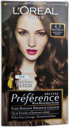 L'Oréal Paris Preference With High Shine Elixir Hair Color , Manilla - Price in India, Buy L'Oréal Paris Preference With High Shine Elixir Hair Color , Manilla Online L'Oréal Paris Preference With High Shine Elixir Hair Color , Manilla - Price in India, Buy L'Oréal Paris Preference With High Shine Elixir Hair Color , Manilla Online