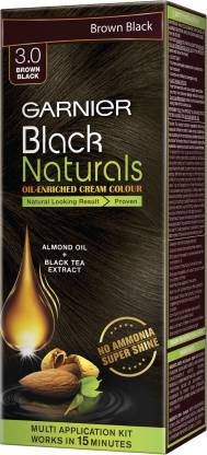 GARNIER Black Naturals Kit Shade 3 ,  Brown Black - Price in India, Buy GARNIER  Black Naturals Kit Shade 3 ,  Brown Black Online In India, Reviews,  Ratings & Features 