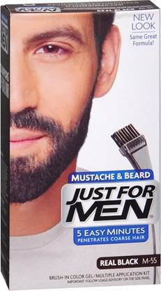 Just For Men Mustache Beard Real Black Price In India Buy Just For Men Mustache Beard Real Black Online In India Reviews Ratings Features Flipkart Com