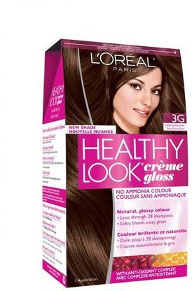 L Oreal Paris Healthy Look Creme Gloss No Ammonia Darkest Golden Brown 3g Price In India Buy L Oreal Paris Healthy Look Creme Gloss No Ammonia Darkest Golden Brown