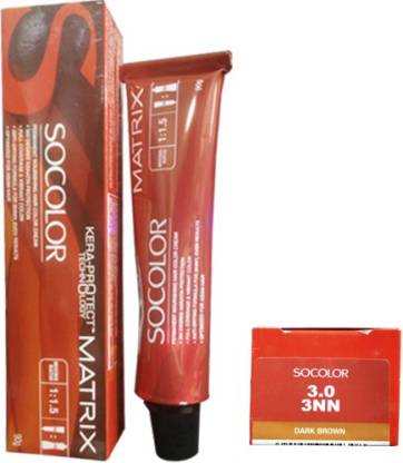 MATRIX Socolor Permanent Cream Hair Color ,  Dark Brown - Price in  India, Buy MATRIX Socolor Permanent Cream Hair Color ,  Dark Brown  Online In India, Reviews, Ratings & Features 