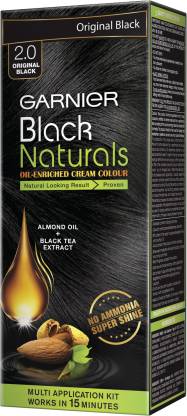 GARNIER Black Naturals Kit Shade 2 ,  Original Black - Price in India,  Buy GARNIER Black Naturals Kit Shade 2 ,  Original Black Online In  India, Reviews, Ratings & Features 
