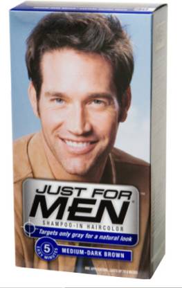 JUST FOR MEN Shampoo-in Hair Colour , Medium Dark Brown - Price in India,  Buy JUST FOR MEN Shampoo-in Hair Colour , Medium Dark Brown Online In  India, Reviews, Ratings & Features |