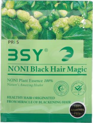 BSY Noni Black Hair Magic 12mlx40 , Natural Black - Price in India, Buy BSY  Noni Black Hair Magic 12mlx40 , Natural Black Online In India, Reviews,  Ratings & Features 