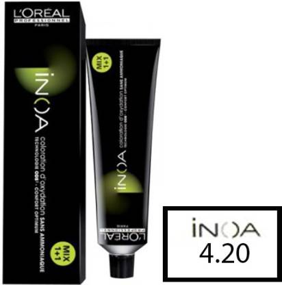 L'Oréal Paris Inoa Hair Color ,  Extra Burgundy Brown - Price in India,  Buy L'Oréal Paris Inoa Hair Color ,  Extra Burgundy Brown Online In  India, Reviews, Ratings & Features 
