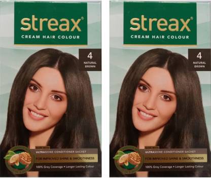 Streax Cream Natural Brown 4, Pack of 2 , Natural Brown - Price in India,  Buy Streax Cream Natural Brown 4, Pack of 2 , Natural Brown Online In  India, Reviews, Ratings & Features 