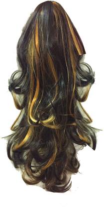 LUV-LI PROFESSIONAL SERIES BALCK WITH GOLDEN HIGHLIGHTS CLUTHER TYPE PONY Hair Extension Price in India - Buy LUV-LI PROFESSIONAL SERIES BALCK WITH GOLDEN HIGHLIGHTS CLUTHER TYPE PONY Hair Extension online at LUV-LI PROFESSIONAL SERIES BALCK WITH GOLDEN HIGHLIGHTS CLUTHER TYPE PONY Hair Extension Price in India - Buy LUV-LI PROFESSIONAL SERIES BALCK WITH GOLDEN HIGHLIGHTS CLUTHER TYPE PONY Hair Extension online at