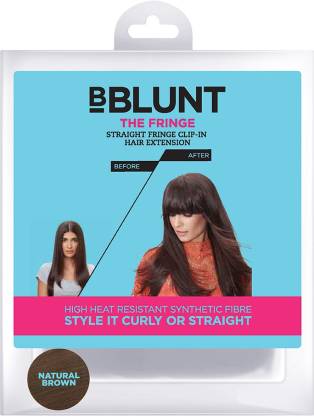 BBlunt The Fringe - Straight Fringe Clip - In Hair Extension Price in India  - Buy BBlunt The Fringe - Straight Fringe Clip - In Hair Extension online  at 