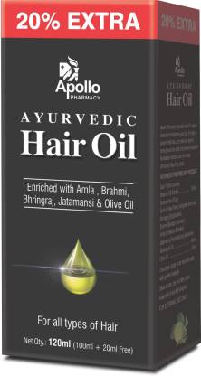 Apollo Pharmacy Ayurvedic Hair Oil - Price in India, Buy Apollo Pharmacy Ayurvedic  Hair Oil Online In India, Reviews, Ratings & Features 
