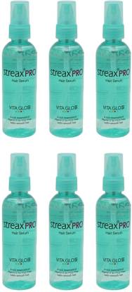 Streax Pro Hair Serum Vita Gloss-100ml Set of 6 - Price in India, Buy Streax  Pro Hair Serum Vita Gloss-100ml Set of 6 Online In India, Reviews, Ratings  & Features 