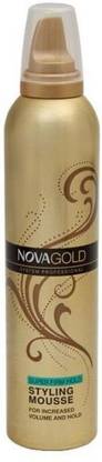 NOVA Gold System Professional Styling Mousse - Super Firm Hold - For Increased Volume and Hold Hair Mousse - Price in India, Buy NOVA Gold System Professional Styling Mousse - Super Firm NOVA Gold System Professional Styling Mousse - Super Firm Hold - For Increased Volume and Hold Hair Mousse - Price in India, Buy NOVA Gold System Professional Styling Mousse - Super Firm