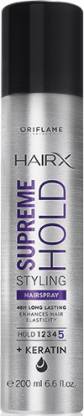 Oriflame Sweden HairX Supreme Hold Styling Hairspray Hair Spray - Price in  India, Buy Oriflame Sweden HairX Supreme Hold Styling Hairspray Hair Spray  Online In India, Reviews, Ratings & Features 