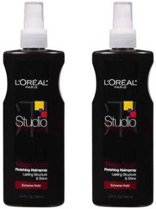 L'Oréal Paris Studio Line Strong Suit Mega Spritz Finishing Hairspray  Extreme Hold (Pack Of 2) Hair Spray - Price in India, Buy L'Oréal Paris  Studio Line Strong Suit Mega Spritz Finishing Hairspray