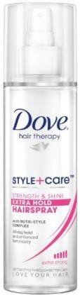 DOVE Style + Care Hairspray Strength & Shine Extra Hold (Pack Of 3) Hair  Spray - Price in India, Buy DOVE Style + Care Hairspray Strength & Shine  Extra Hold (Pack Of