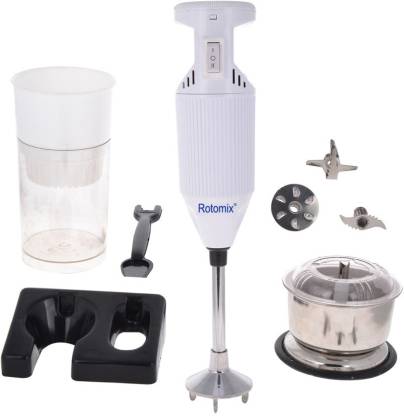 Rotomix RTMWhite with Attachment 200 W Hand Blender