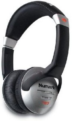 Ultra-Portable Professional DJ Headphones with 6 ft Cable Numark N-Wave 360 Compact 60 W Active Desktop DJ Speakers & HF125 40 mm Drivers for Extended Response & Closed Back 