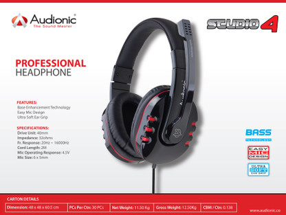 Audionic Studio4 Wired without Mic 