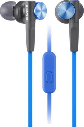 SONY MDR-XB50AP-Blue Bluetooth without 