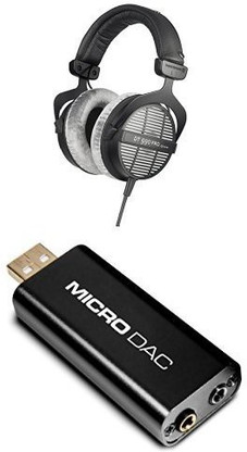 Beyerdynamic Dt-990-Pro-250 Professional Acoustically Open Headphones For  Monitoring And Studio Applications Bundle With M-Audio Micro Dac Usb  Digital To Analog Wired without Mic Headset Price in India - Buy Beyerdynamic  Dt-990-Pro-250 Professional