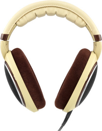 sennheiser cream headphones