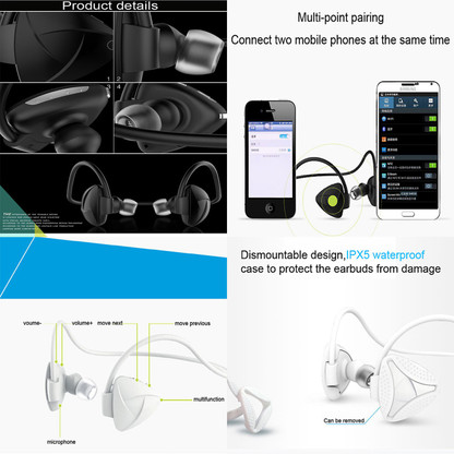 CMOQ) Bluetooth without Mic Headset 