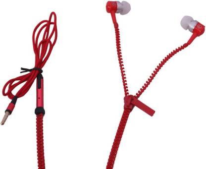 Roiex Premium Design Clear Dynamic Sound Zipper Wired Headset