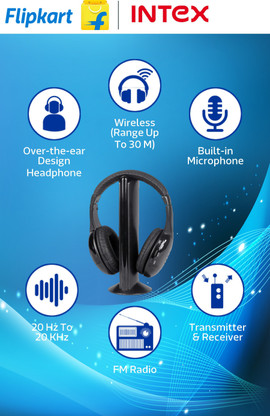 intex wireless headphones connect to tv