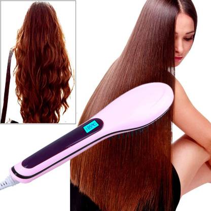 VibeX ® Hot Electric Hair Straightener Comb LCD Iron Brush Auto Hair Massager Tool Professional Look™ -Type-109 Hair Straightener - VibeX : VibeX ® Hot Electric Hair Straightener Comb LCD Iron Brush Auto Hair Massager Tool Professional Look™ -Type-109 Hair Straightener - VibeX :