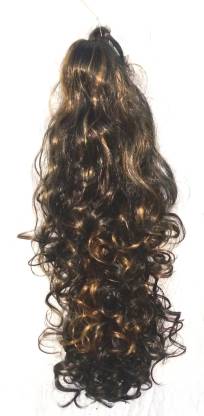 YASHANSH curly hair with golden highlights Hair Extension Price in India -  Buy YASHANSH curly hair with golden highlights Hair Extension online at  