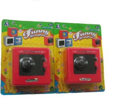 Primeline Secret Cash Box Pack Of 2 Red Coin Bank Price In India Buy Primeline Secret Cash Box Pack Of 2 Red Coin Bank Online At Flipkart Com