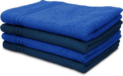 4 pieces , Blue & Purple-ZNu Details about   Swiss Republic 480 GSM Cotton Hand towel