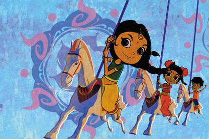 RadhaKripa choti anandi playing Paper Print - Animation & Cartoons posters in India - Buy art, film, design, movie, music, nature and educational paintings/wallpapers at RadhaKripa choti anandi playing Paper Print - Animation & Cartoons posters in India - Buy art, film, design, movie, music, nature and educational paintings/wallpapers at