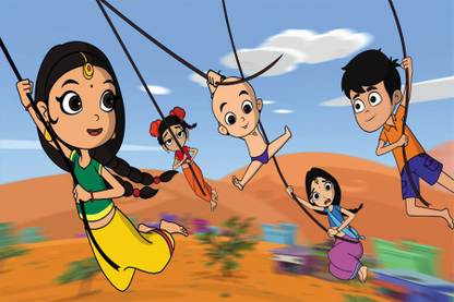 RadhaKripa choti anandi swing Paper Print - Animation & Cartoons posters in India - Buy art, film, design, movie, music, nature and educational paintings/wallpapers at RadhaKripa choti anandi swing Paper Print - Animation & Cartoons posters in India - Buy art, film, design, movie, music, nature and educational paintings/wallpapers at