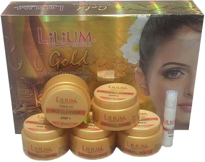 lilium gold facial kit