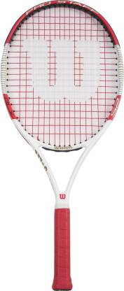 WILSON Pro Staff 25 Red, White Strung Tennis Racquet