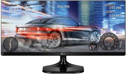 LG 25-inch (64.5 cm) UltraWide Multitasking Monitor with Full HD (2560 x 1080) IPS Panel, HDMI Port, AMD Freesync – 25UM58 (Black)