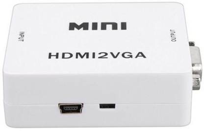 Axcess HDMI to VGA Mini Converter Media Streaming Device