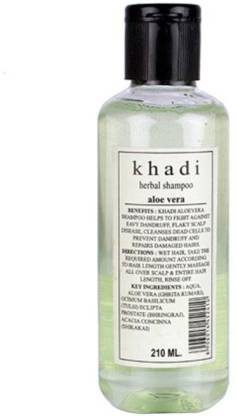 KHADI NATURAL Herbal Aloevera Shampoo - Price in India, Buy KHADI NATURAL Herbal  Aloevera Shampoo Online In India, Reviews, Ratings & Features 