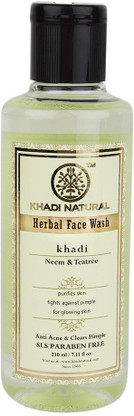 khadi neem and tea tree face wash ingredients