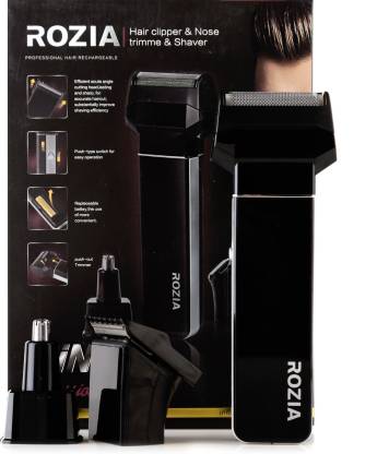 ROZIA HQ5200  3 in 1 Hair Clipper with Shaver and Nose Trimmer 45 min  Runtime 4 Length Settings
