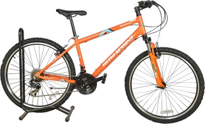 hero sprint gear cycle orange colour